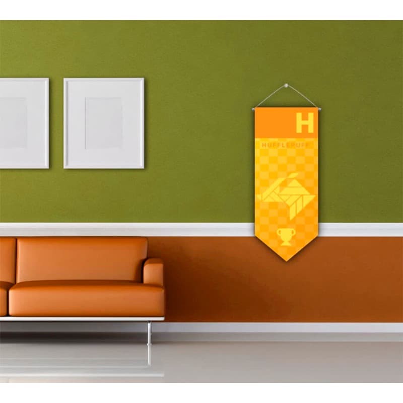 Wizarding World Harry Potter Hufflepuff Big Pennant Sword Cut thumbnail 2