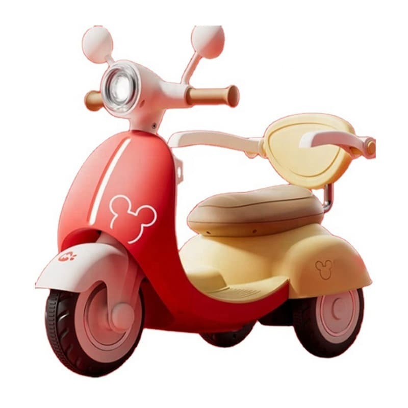 Tobbi Kids 3 Wheel Vintage Battery Ride On 6V Mickey Red thumbnail 2