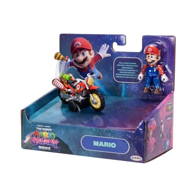 Nintendo Super Mario Bros Super Mario Movie (Assorted) Figure + Vehicle thumbnail 4