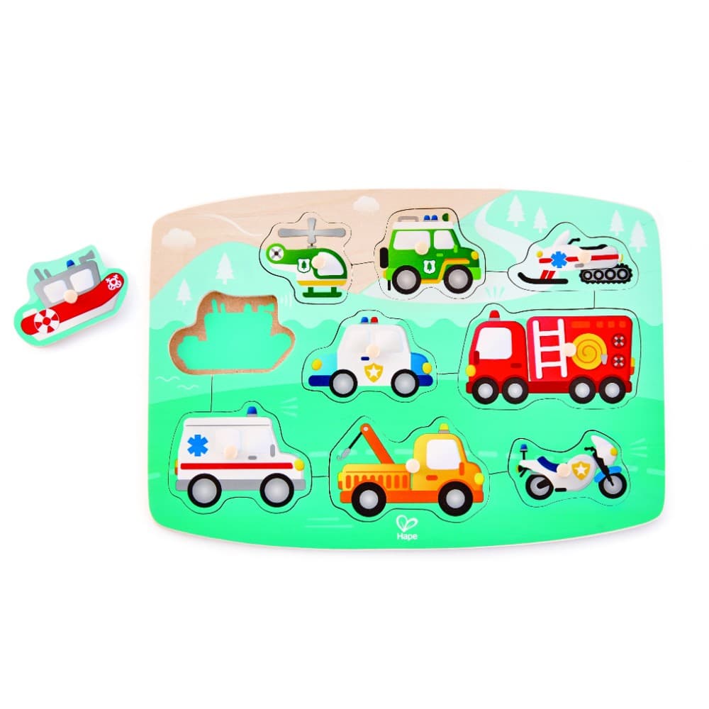 Hape Emergency Peg Puzzle