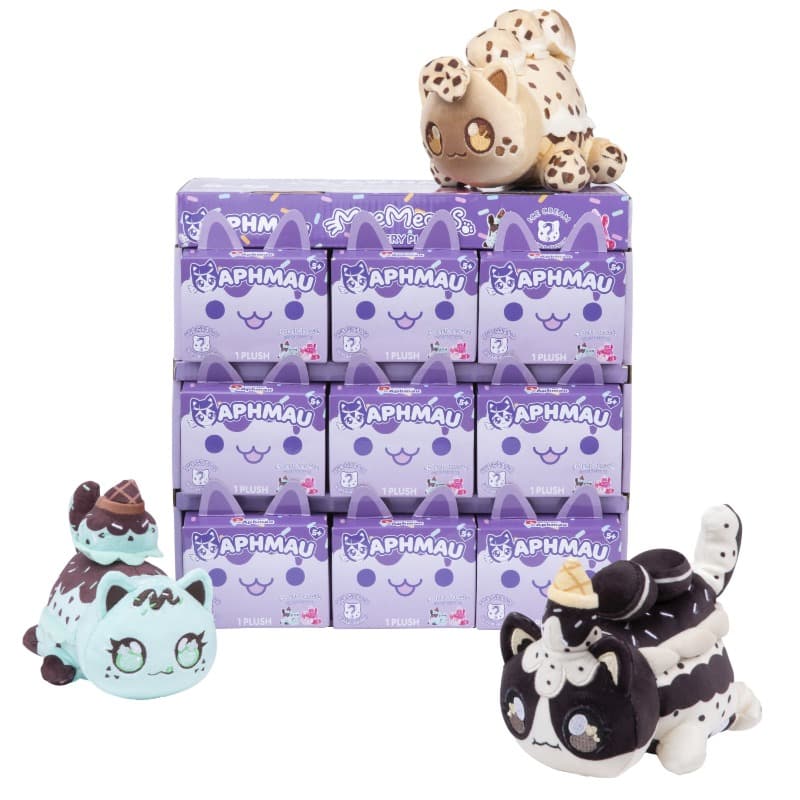 Aphmau Mystery MeeMeow Plush Ice Cream 6inch Assorted