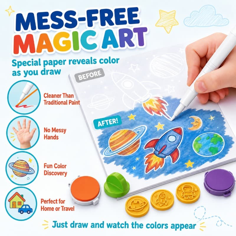Vanilla Magic Brush Mess Free Drawing Mat thumbnail 3