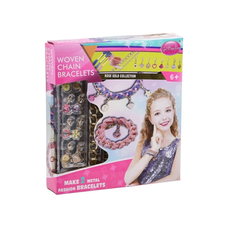 Woven Chain Bracelets Set For Kids