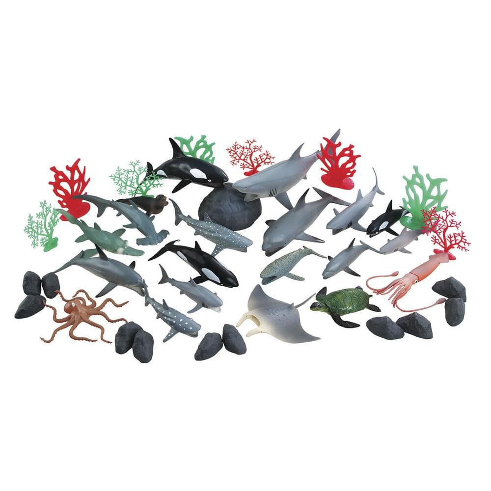 Wenno Ocean Animals Playset - 30 Pcs thumbnail 2