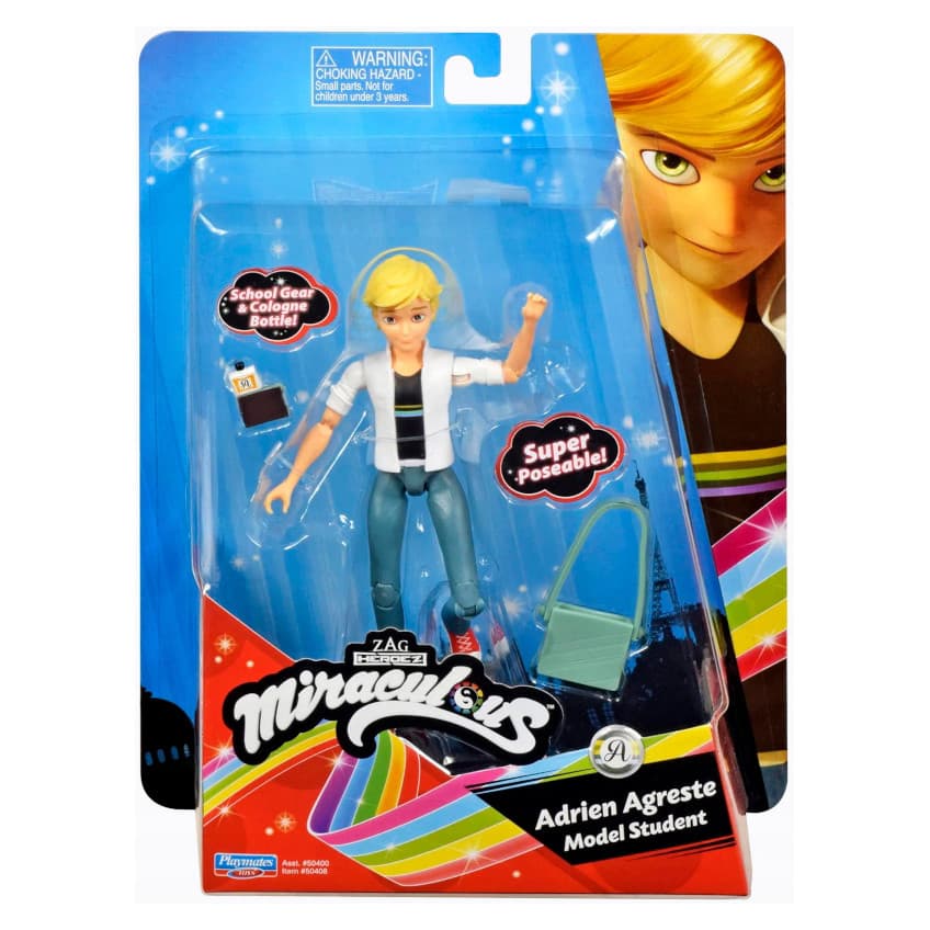 Miraculous Adrien Agreste Model Student Small Doll