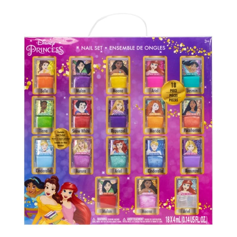 Townley Nail Polish Set Disney Princess 18 Pcs