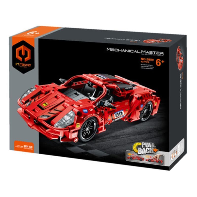 iM Master Pull Back Super Car Red 437 Pieces