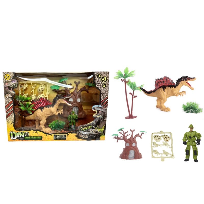 Dino Paradise Medium Playset With Tree House