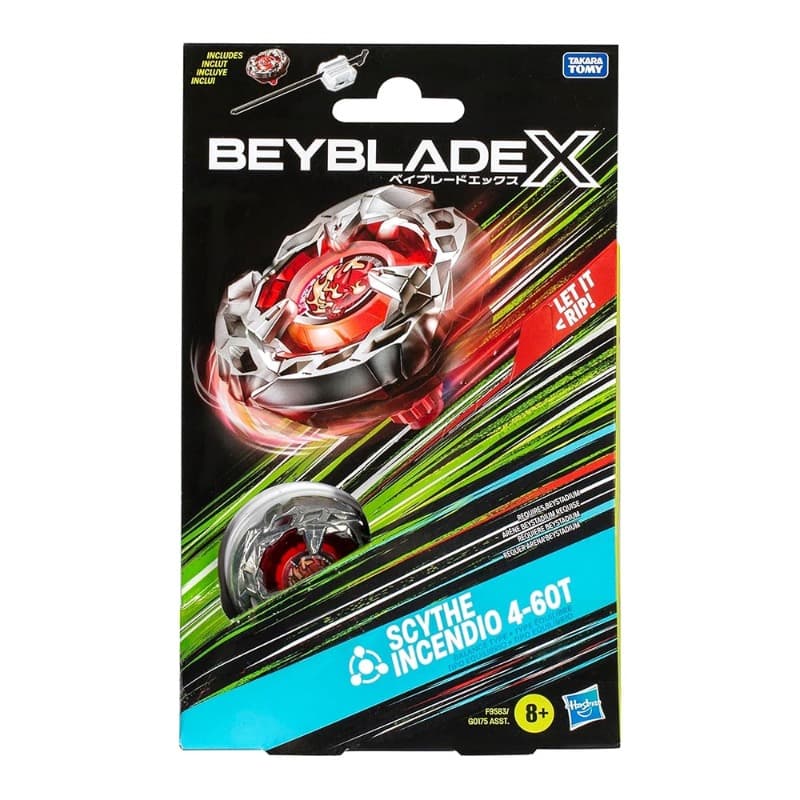 Beyblade X Launcher Scythe Incendio 4-60T Starter Pack thumbnail 4