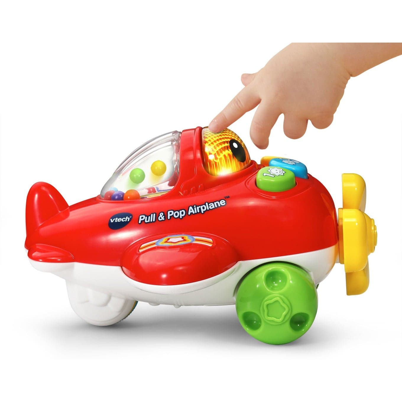 VTech Pull And Pop Airplane - English Version thumbnail 2