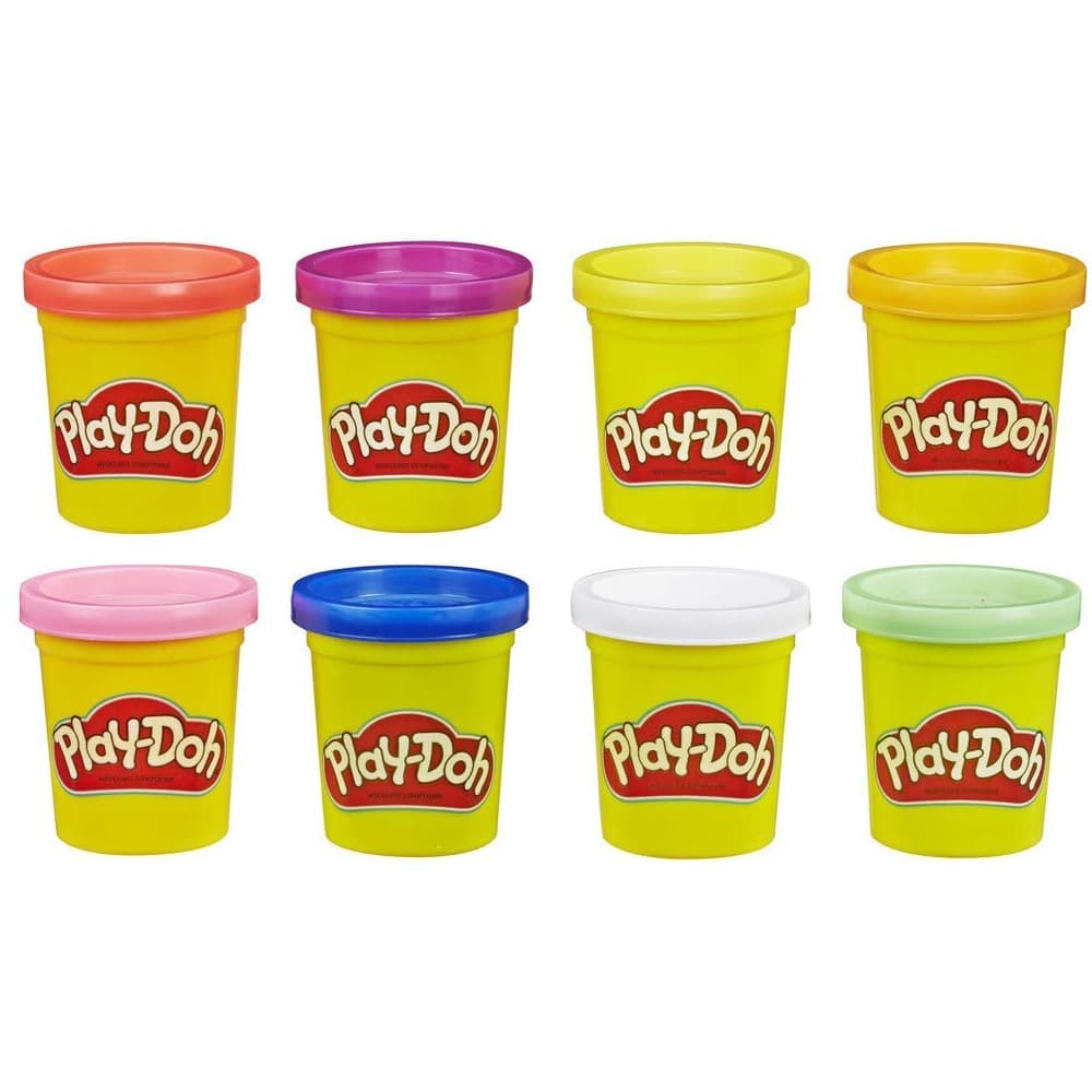 Play-Doh 8 Pack Neon Non Toxic Modeling thumbnail 2