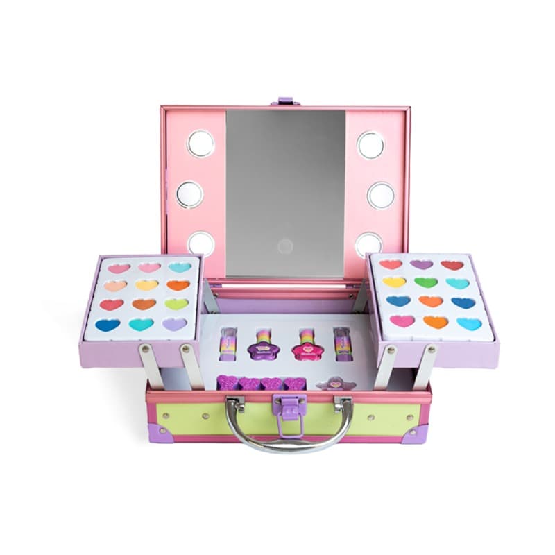 Super Girl Makeup Case with LED Lights – Ultimate Beauty Play Set thumbnail 2