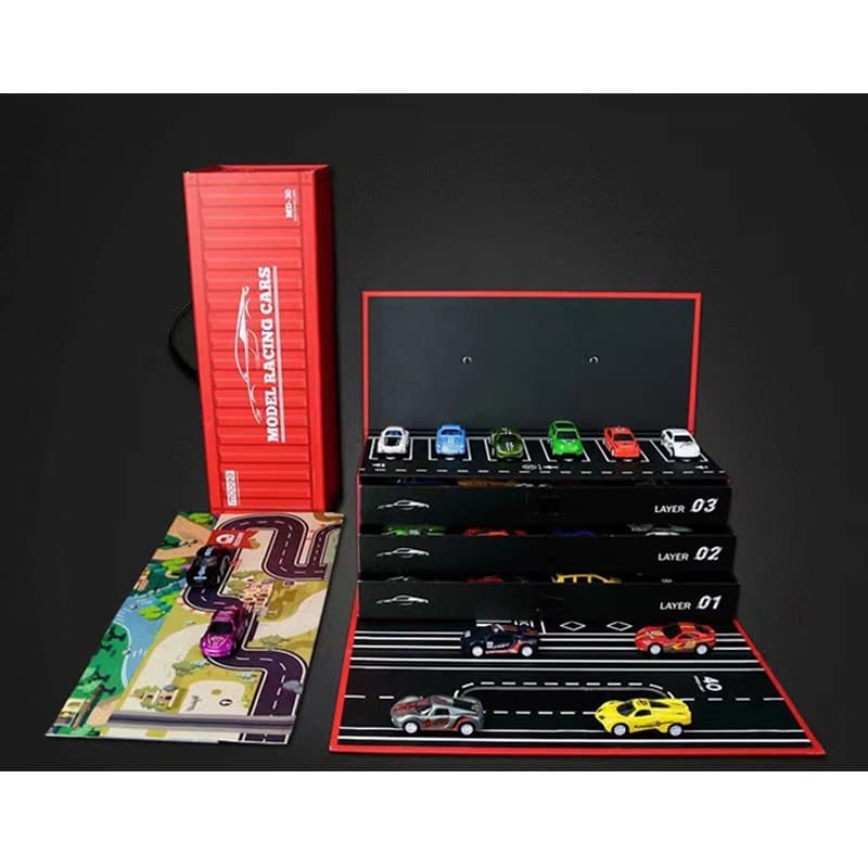Mobee Model Racing Cars Set multiple colors thumbnail 3