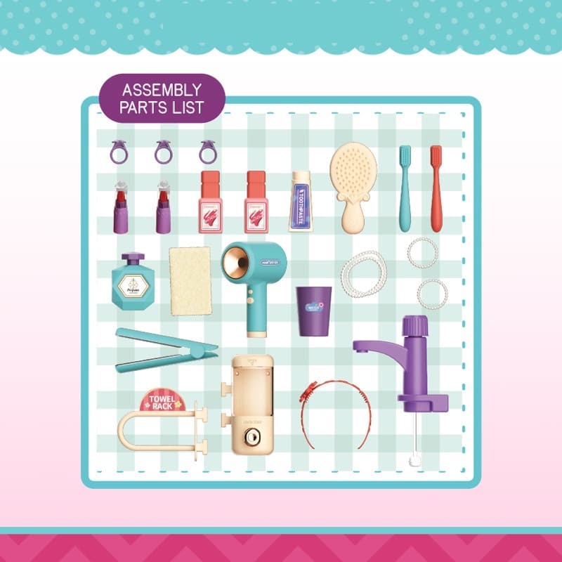 Makeup Table with Light - 23pcs thumbnail 3