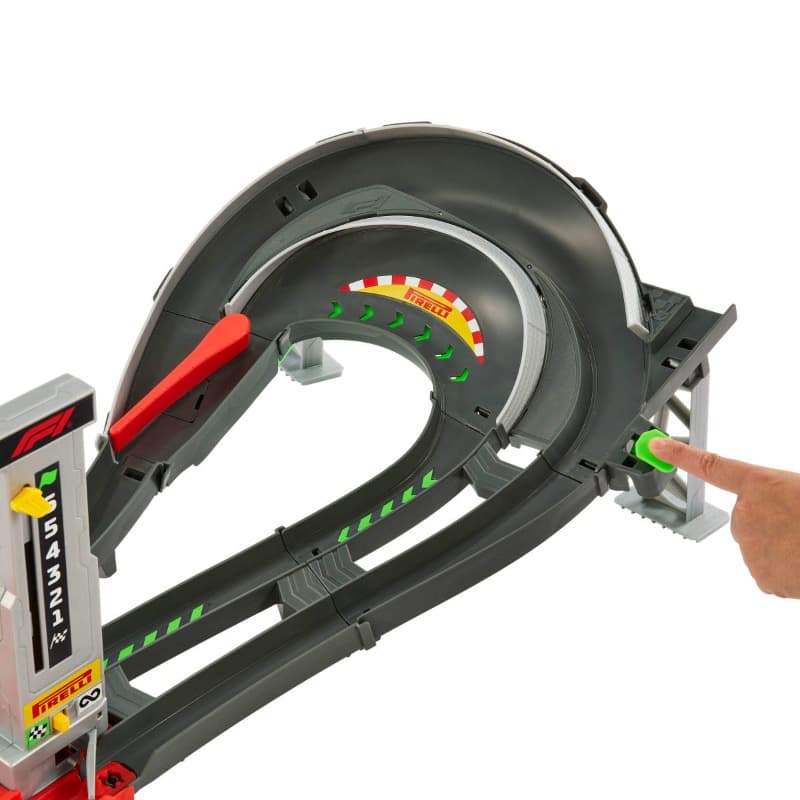 Hot Wheels Toy Car Track Set Formula 1 Grand Prix Circuit Track Set thumbnail 5