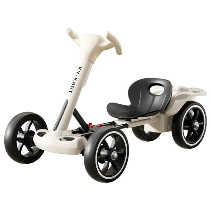 Tobbi Kids Foldable 4-Wheel Electric Ride-On 6V White