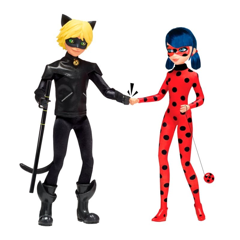 Miraculous Mission Accomplished Ladybug And Cat Noir Dolls thumbnail 2