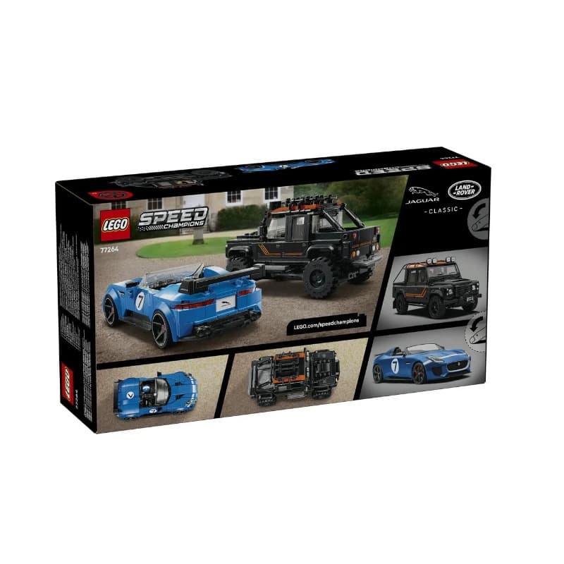 Lego Jaguar Project 7 And Land Rover Defender 77264 thumbnail 2
