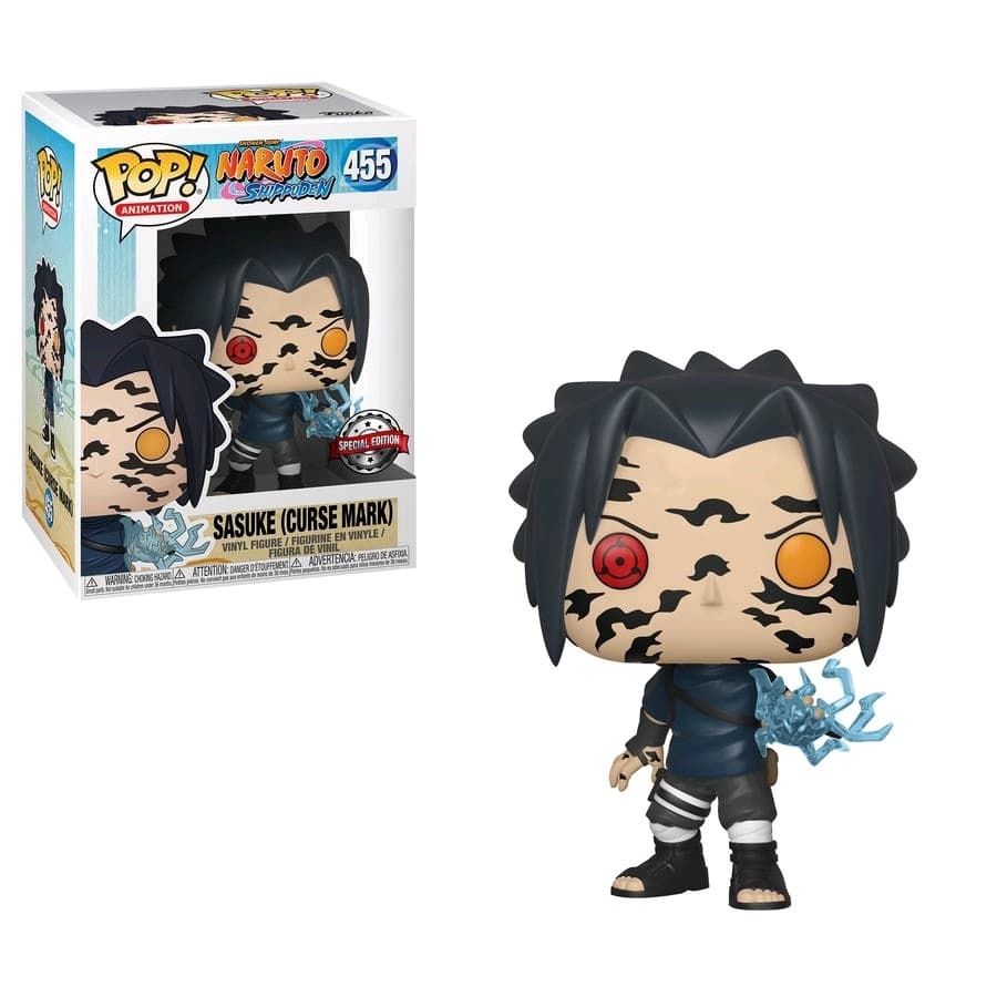 Pop Animation Naruto - Sasuke With Curse Marks thumbnail 3