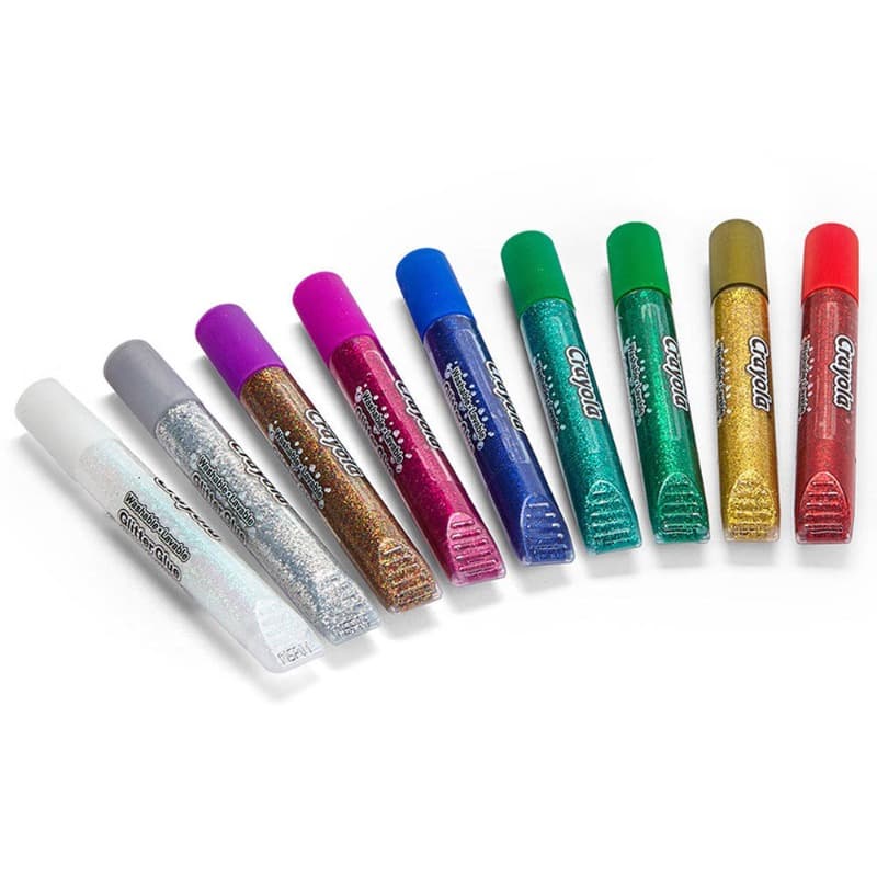Crayola Washable Glitter Glue Set -9 Colors thumbnail 3