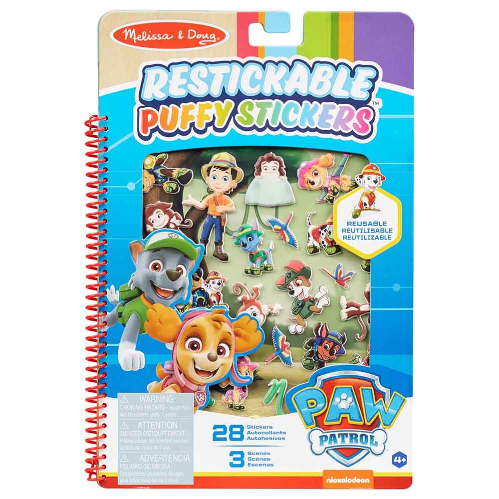 Melissa and Doug Paw Patrol Puffy Sticker Pad - Jungle
