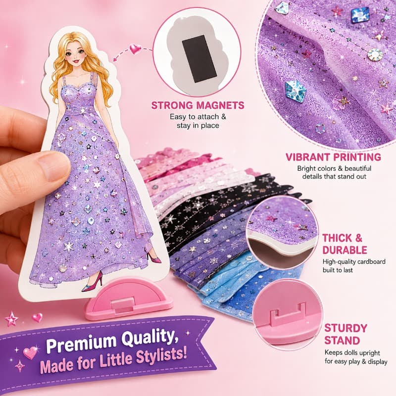 Joycat Poke In Fashion Design Craft Kit Diy Fabric Art Toy for Girls thumbnail 3