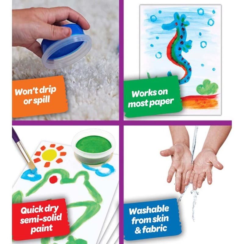 Crayola Spill Proof Washable Paint Set thumbnail 5