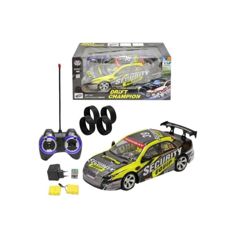 Crazon 1:14 4WD Drift Car With Light - Yellow thumbnail 3