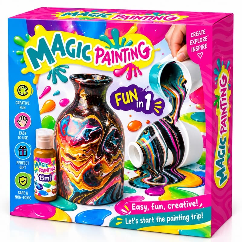 Paulinda Magic Painting Ceramic Vase