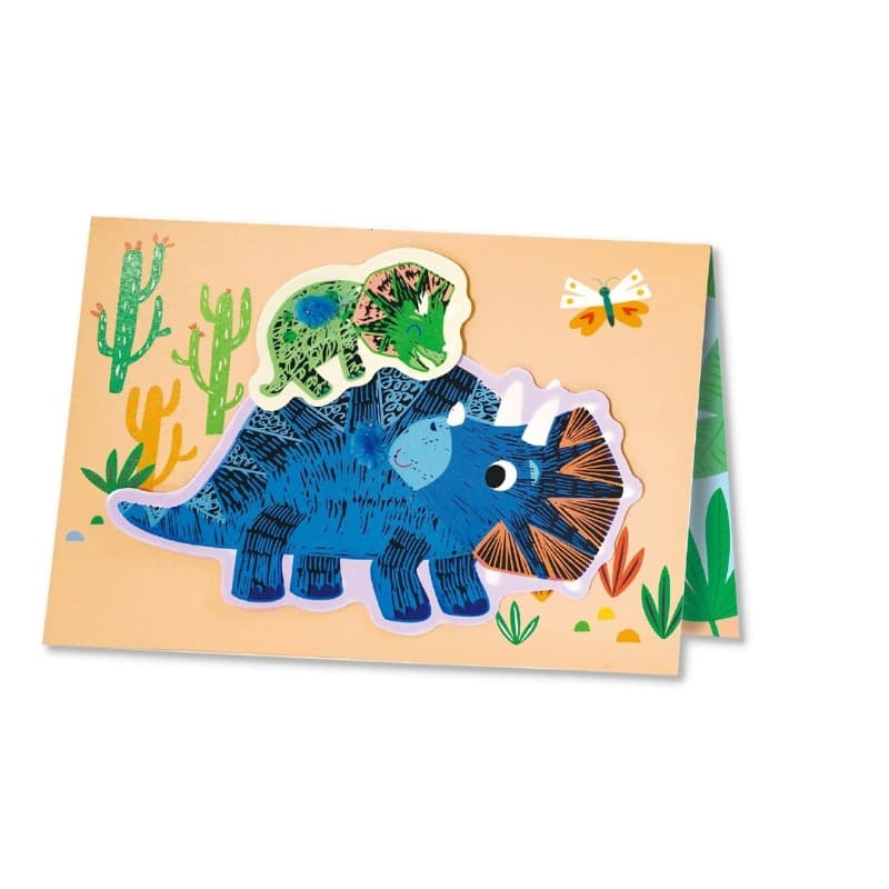 Avenir Scratch Greeting Card - Dinos thumbnail 2