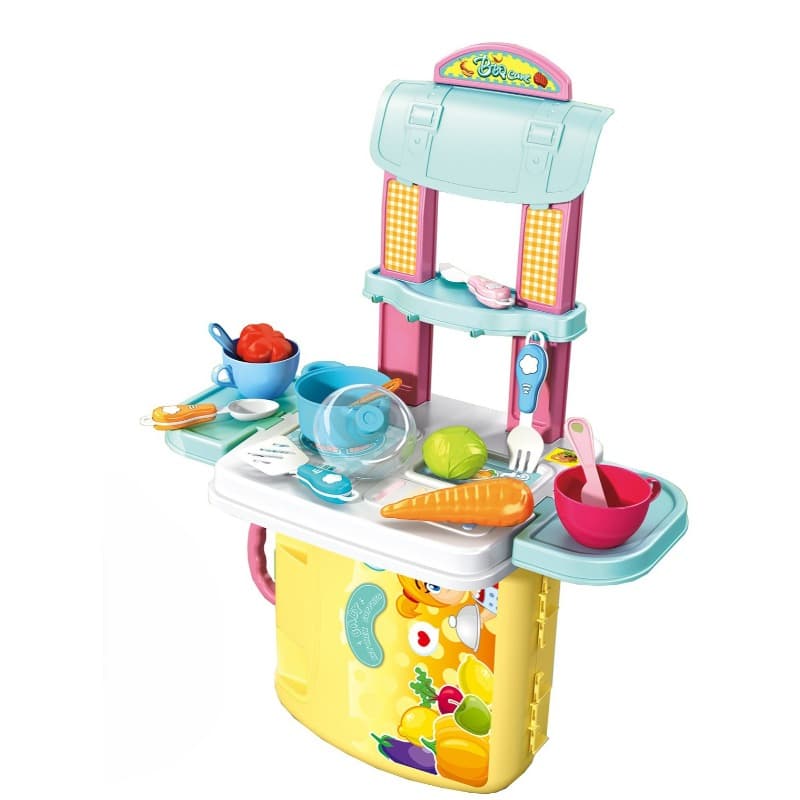 YOU JIA XIN Kitchen Set Backpack 2 in 1 Role Play Toy thumbnail 2