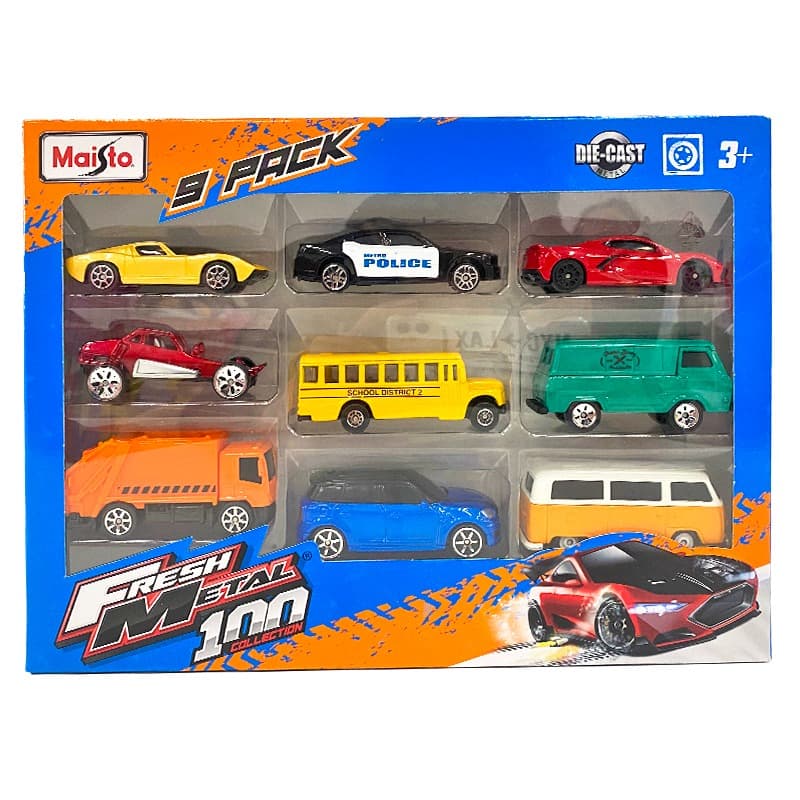 Maisto Die Cast Desert Tour Pack of 9