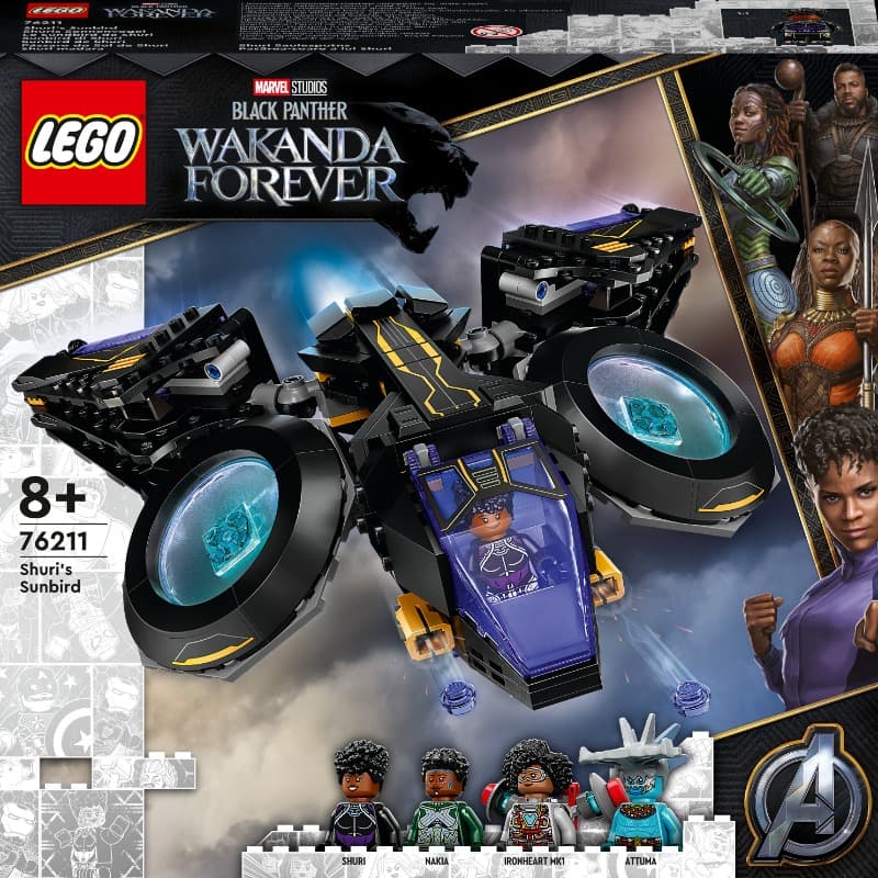 Lego Shuri's Sunbird Building Set 76211 thumbnail 4