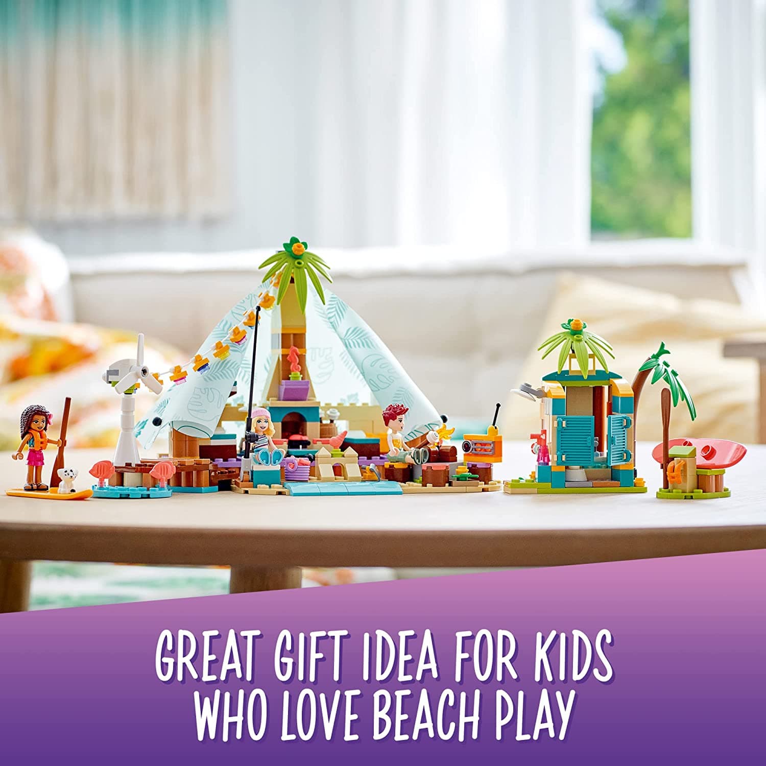 LEGO Friends Beach Glamping Building Kit thumbnail 4