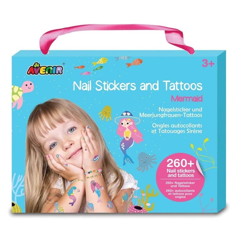 Avenir Nail Sticker And Tattoos - Mermaid