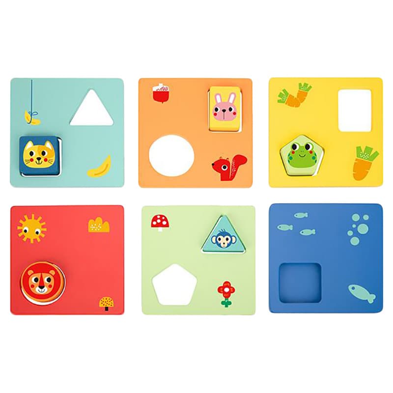 Tooky Toy Wooden Shapes Logic Game thumbnail 5