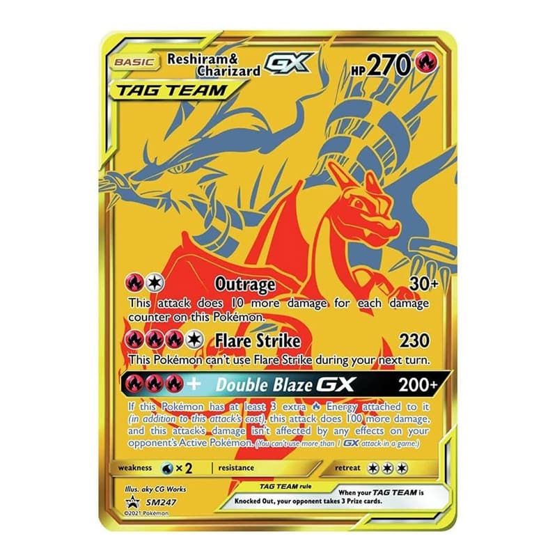 Pokemon Tag Team GX Premium Collection Box - Reshiram And Charizard thumbnail 3