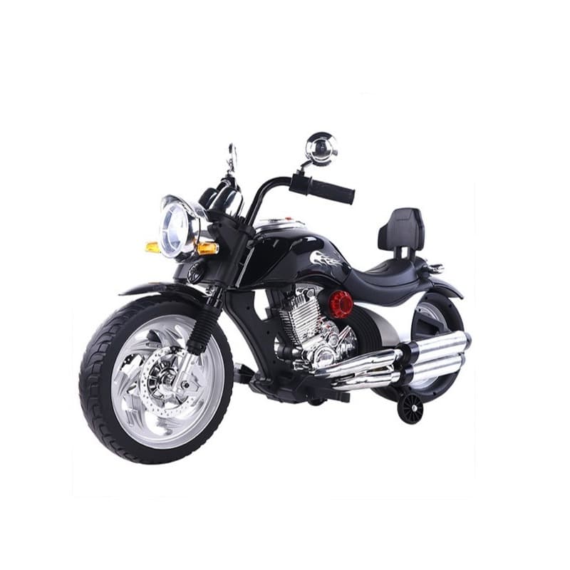 Crimson Thunder Motocycle For Kids - Black