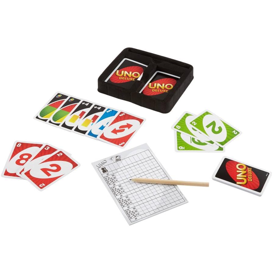 Uno Deluxe Card Game thumbnail 2