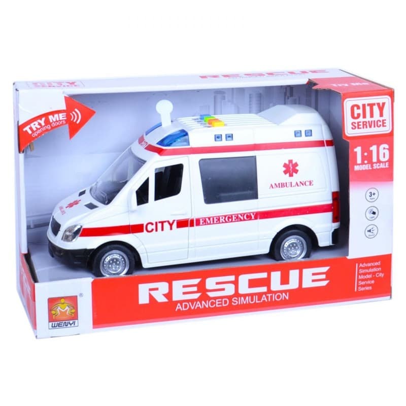 Wenyi Friction Ambulance Van
