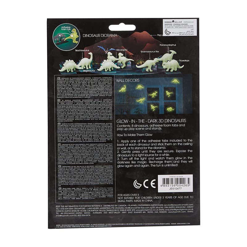 4M Glow in the Dark 3D - Dinosaurs thumbnail 2