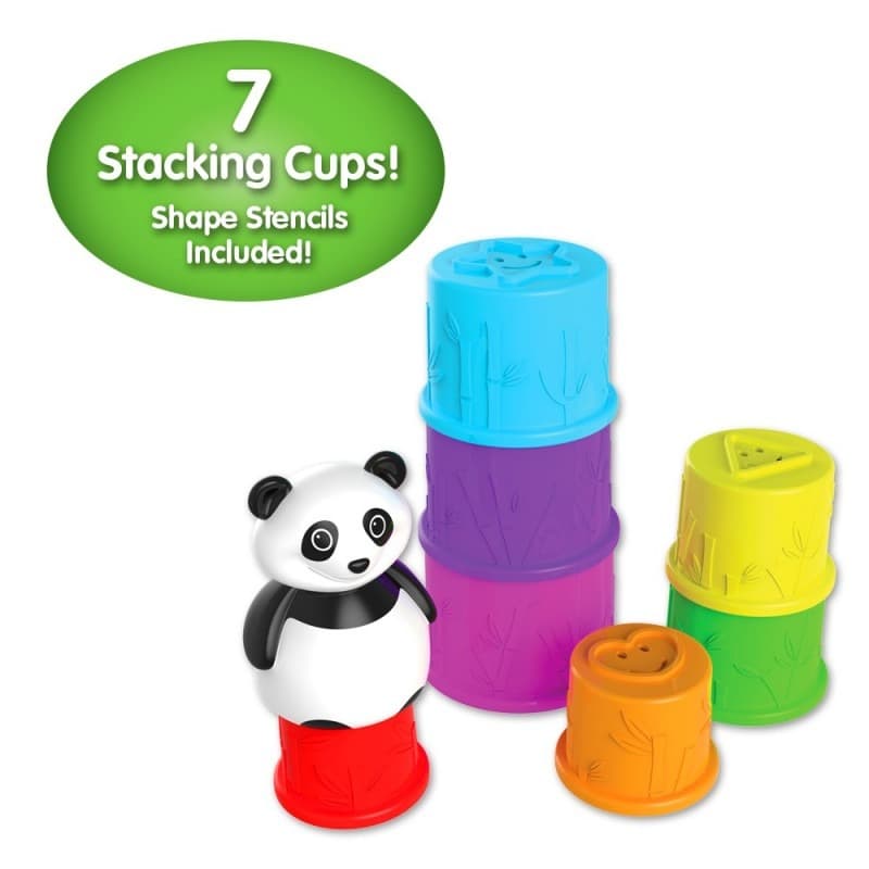 Play And Learn Stacking Cups - Panda thumbnail 3