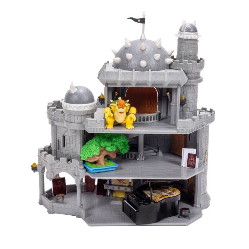 Nintendo Super Mario Galaxy Movie Deluxe Bowser's Castle Playset thumbnail 2