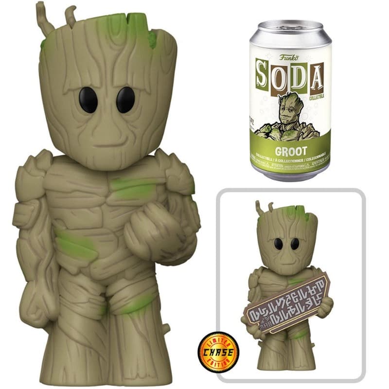 Funko Pop Vinyl Soda Marvel Groot With Chase Figure