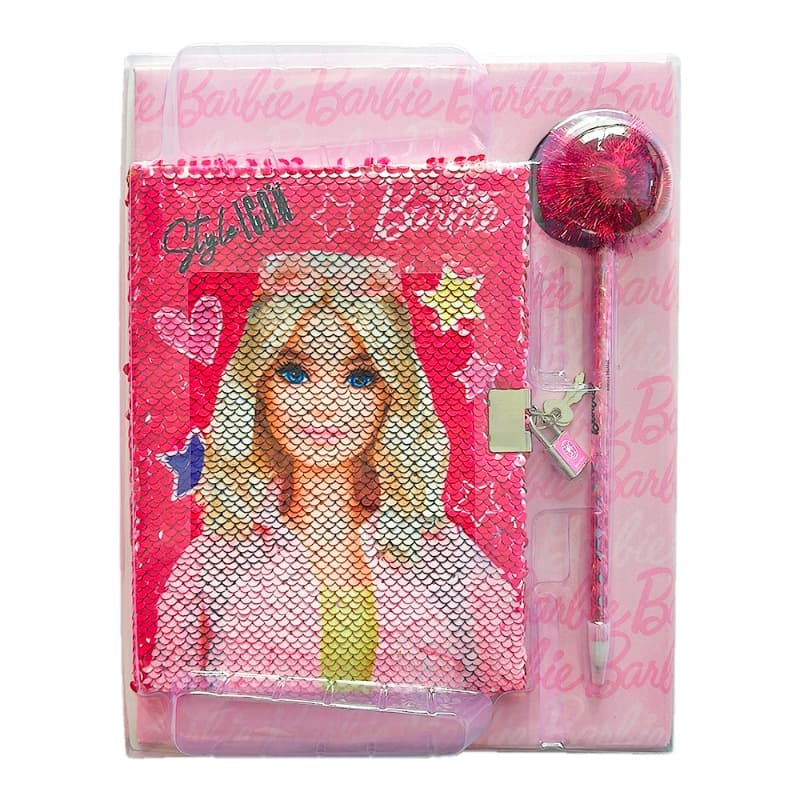 Barbie Secret Sequin Notebook thumbnail 2