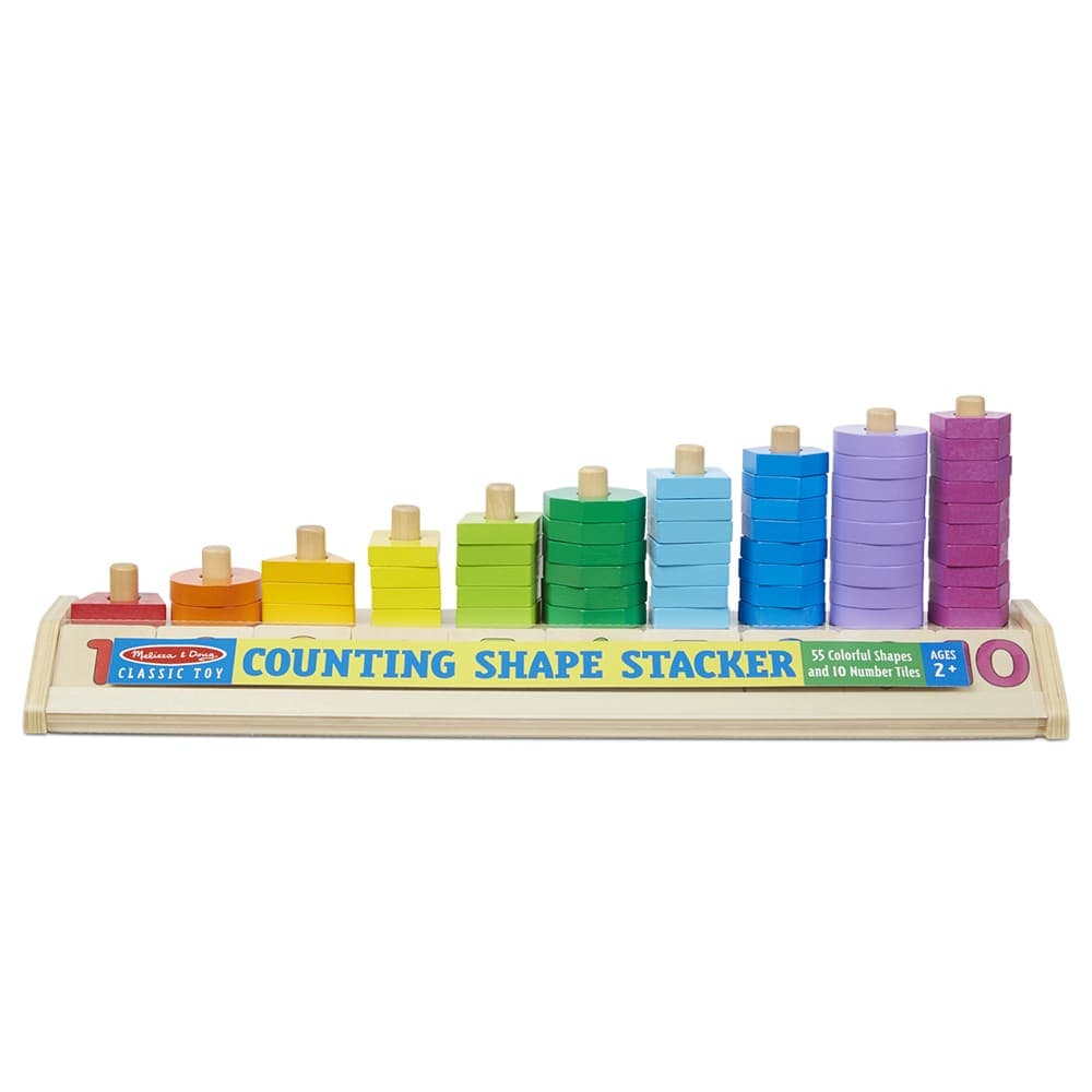 Melissa And Doug Counting Shape Stacker
