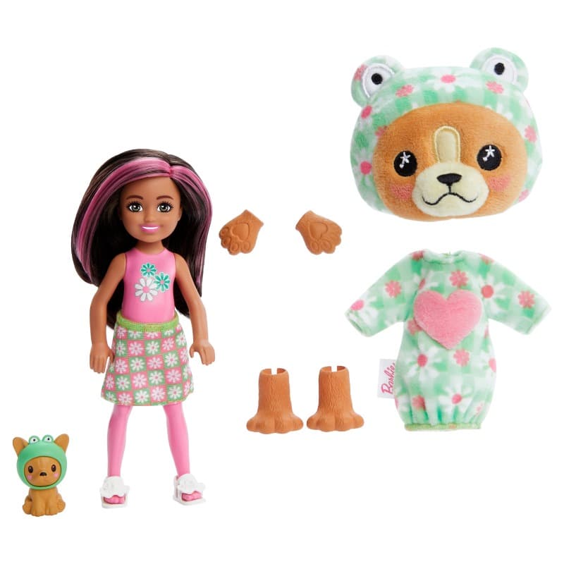 Barbie Cutie Barbie Reveal Chelsea Doll with 6 Surprises Green thumbnail 2