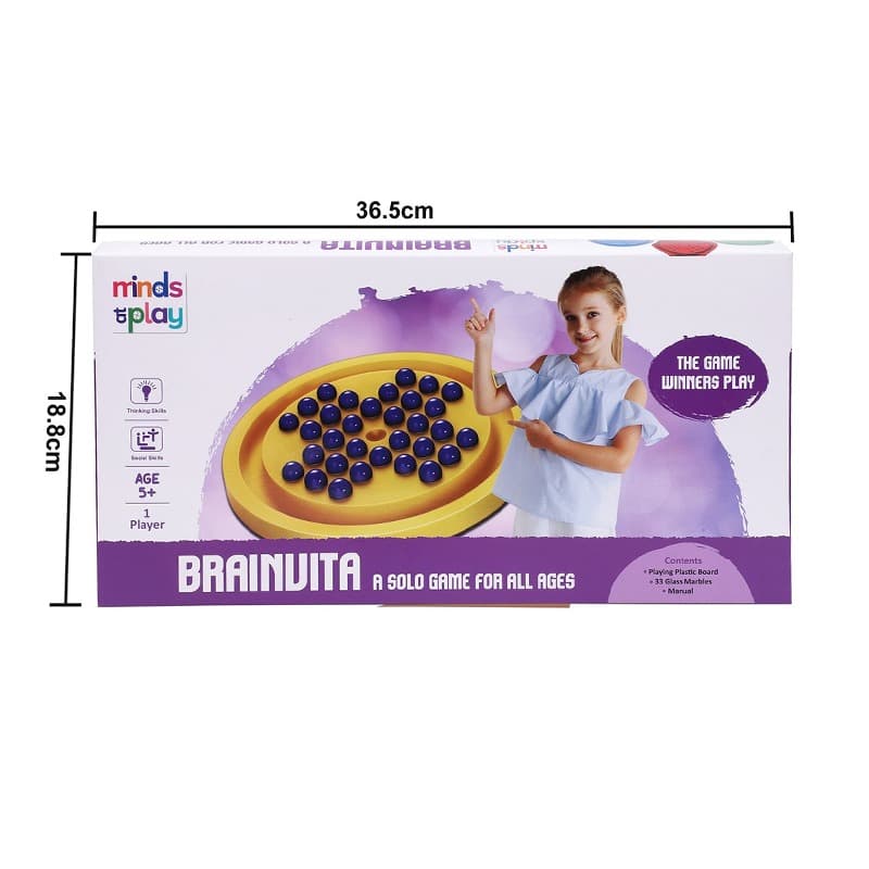 Minds At Play Brainvita Game Board Set thumbnail 3