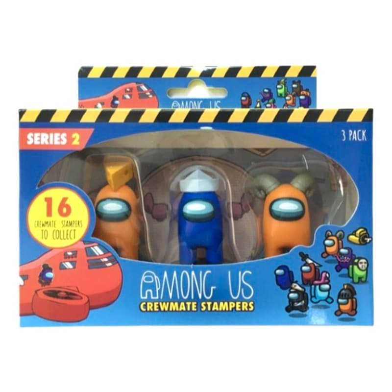 Among Us Crewmate Figures Stampers - 3 Pack - Assorted