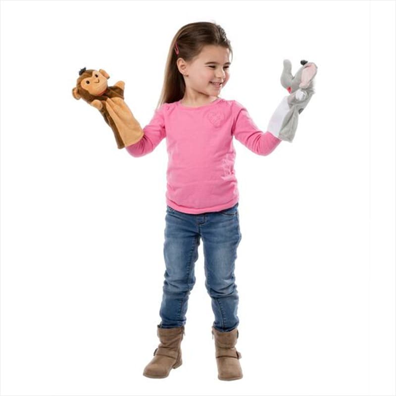 Melissa And Doug Zoo Friends Hand Puppets - Assorted thumbnail 2